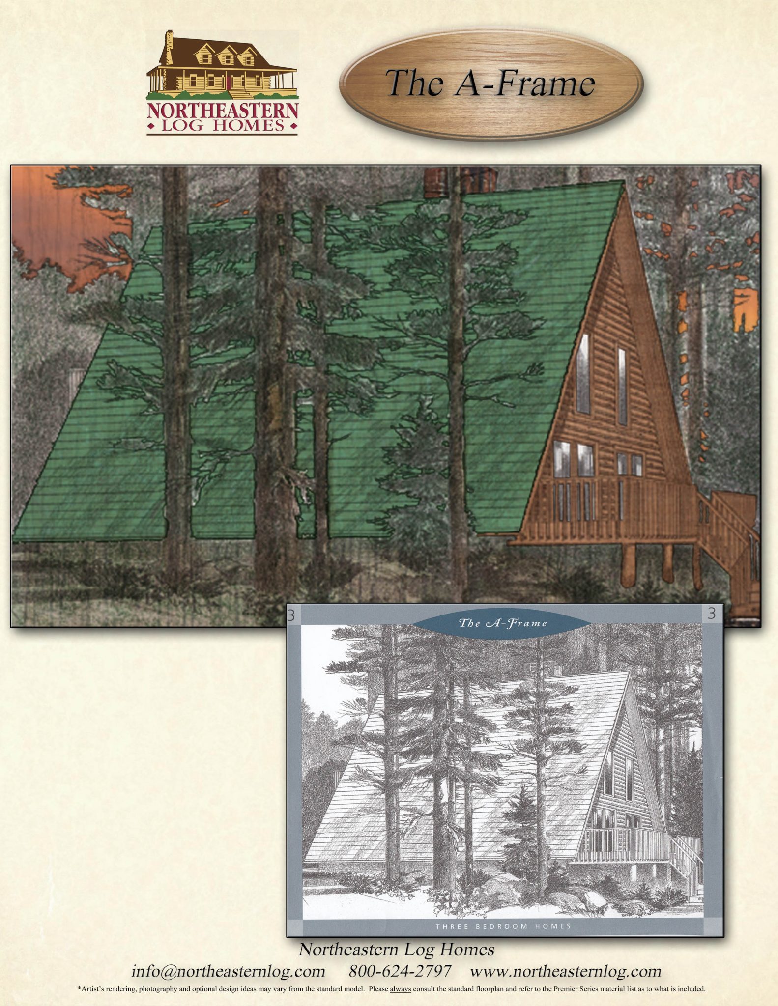 The A Frame | Northeastern Log Homes